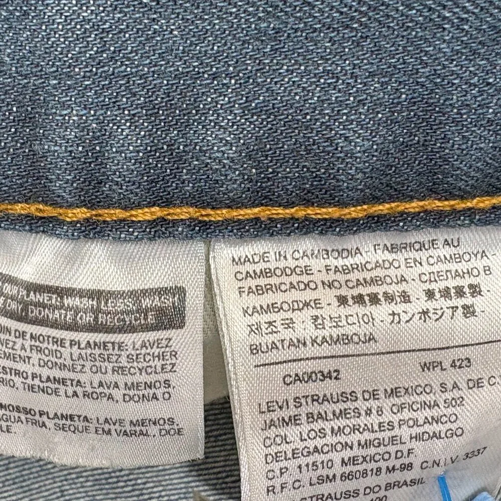 Levi Strauss 559 Range Blue‎ Straight Leg Relaxed Fit Jeans